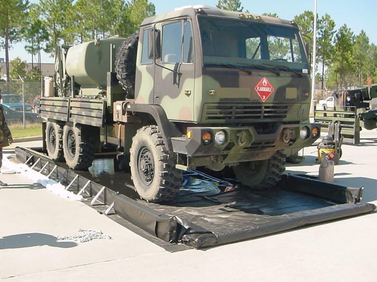 HEMTT Fuel Tanker Spill Containment Systems Containment Corp